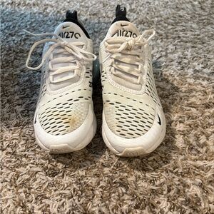 Nike White Athletic Shoes with Breathable Mesh